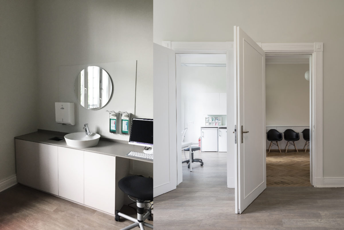 Praxisdesign Behandlungszimmer