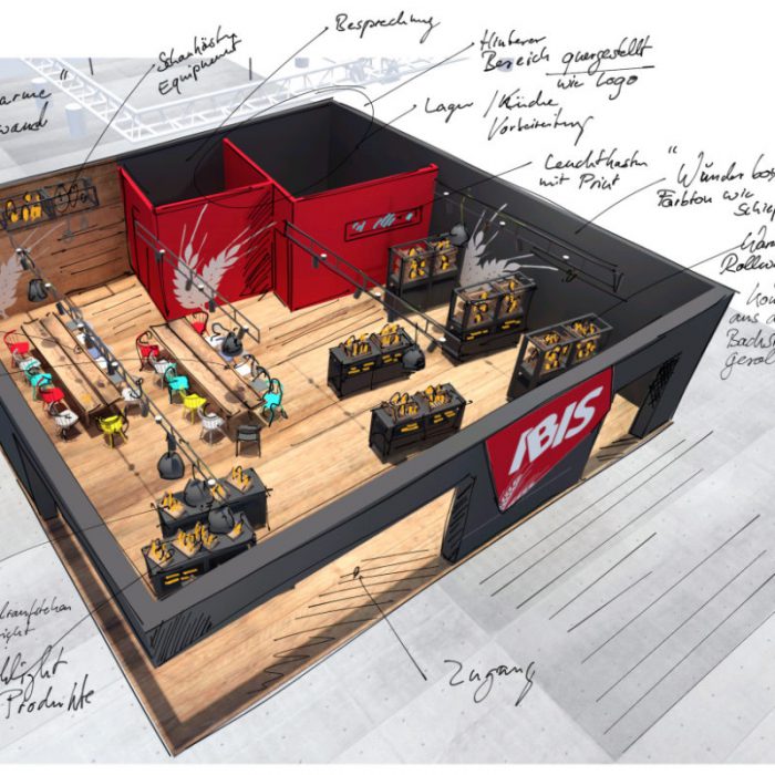 Messestand-Design für IBIS