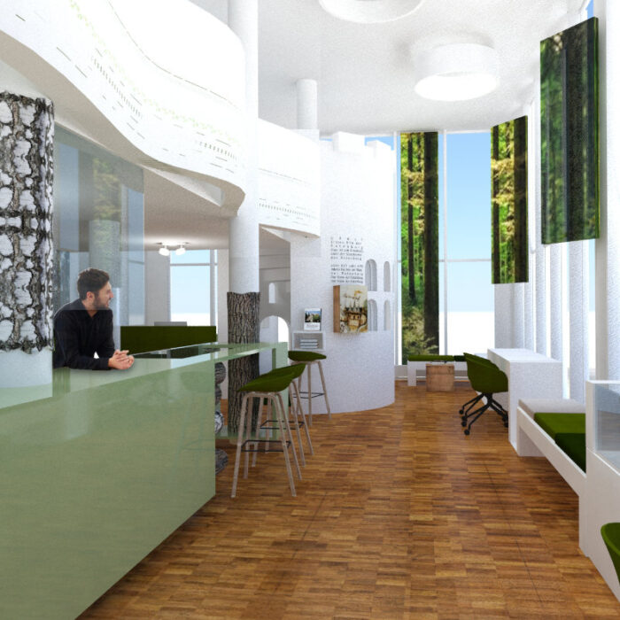 Interiordesign Touristeninformation Rotenburg/Wümme