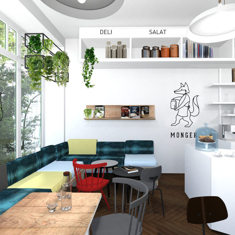 Shopdesign für ein Zero-Waste-Laden mit Café