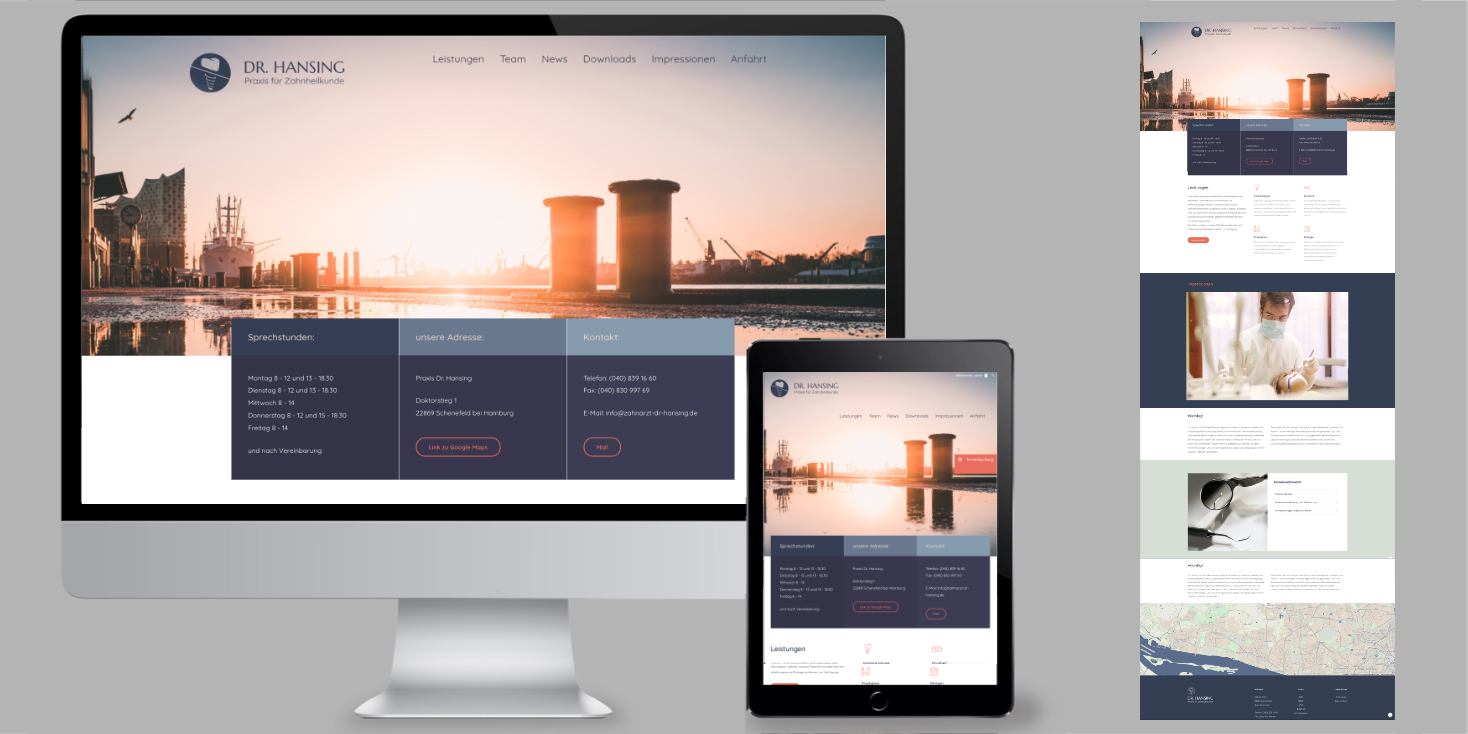 Websitedesign-Zahnarzt-Hamburg