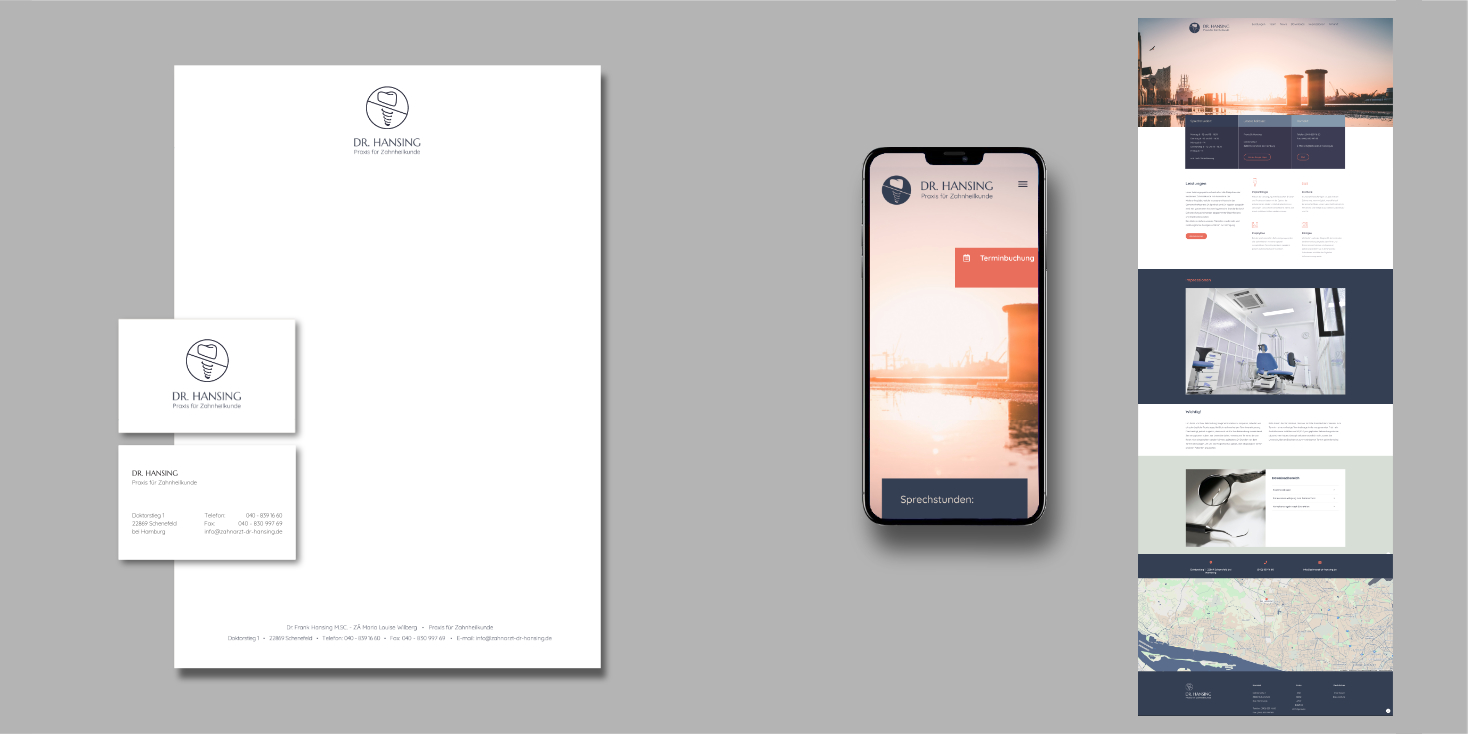 Corporate Design für eine Zahnarztpraxis