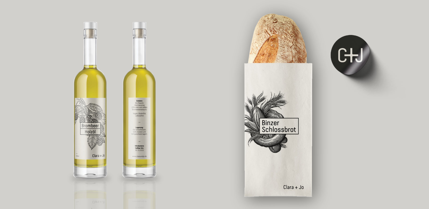 Junistudio - Corporatedesign Entwurf Packaging Gastronomie