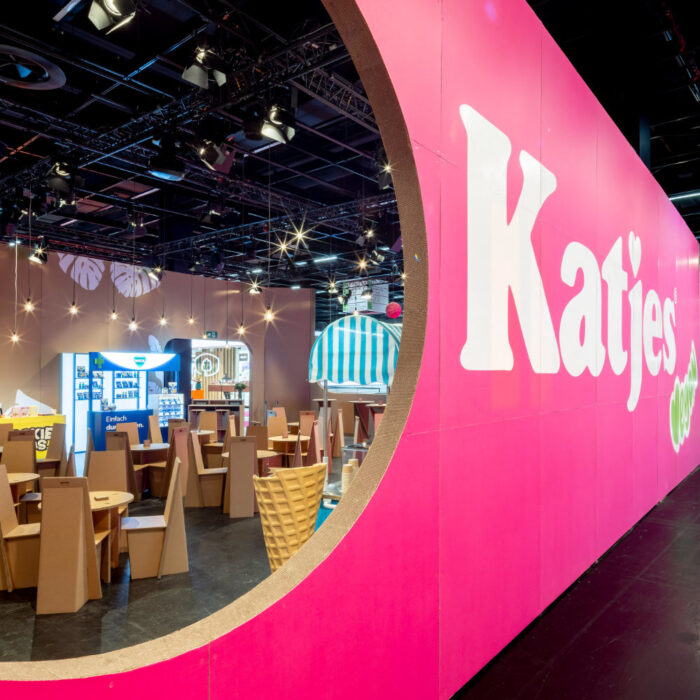 Katjes – Messestand aus Pappe, ISM 2026